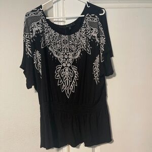 Black B.L.E.U.  Top